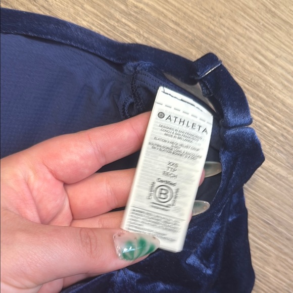 Athleta Velvet Legging & Bra Set - XXS EUC - Picture 6 of 6